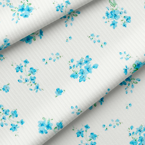 Tissu côtelé extensible en jersey de spandex et polyester, non brossé, pour vêtements, directement de l'usine - Product Image 5