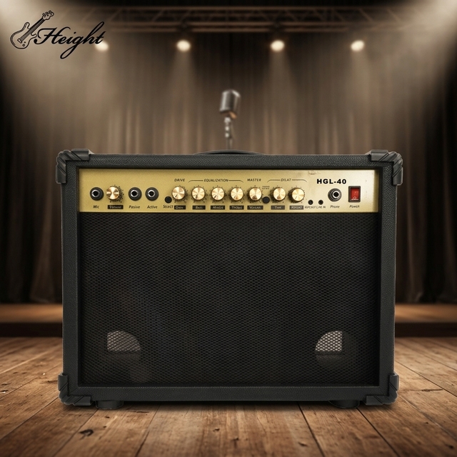 Wholesale 40 Watt Electric Guitar Amplifier Professional Combo Guitar Amp with 8 Inch Speaker for Practice