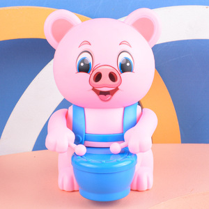Jincan Factory Wholesale <b>Cute</b> Fun Plastic Drum Animal Toys for Kids Small Prizes for Kindergarten Kids - Product Image 6