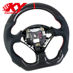Customized carbon fiber leather sports racing style steering <b>wheel</b> suitable for Honda S2000 S2K EP3 AP1 AP2 Acura RSX - Product Image 3