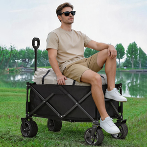 Direct Factory 200kg Capacity Gathering Style <b>Camping</b> Wagon 180L Large Volume All-Terrain Utility Cart 40HQ FCL Fulfillment - Product Image 1