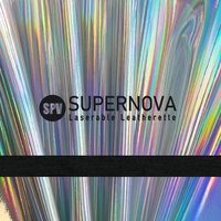 Feuilles de similicuir holographique iridescent Supernova, cuir synthétique laserable, épaisseur 1,8 mm, personnalisables pour cadeaux promotionnels