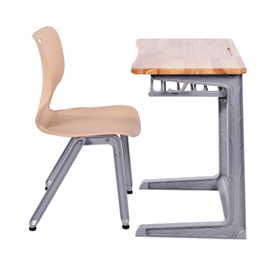 School Furniture Wood Aluminium <strong>Frame</strong> Single Seater Desk and <strong>Chair</strong> Set &amp; School <strong>Chairs</strong> With Desk - Product Image 5