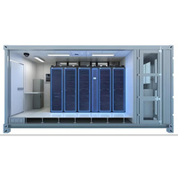 Centre de données modulaire préfabriqué en conteneur, solution tout-en-un de calcul intelligent à bord, distribution d'énergie et de refroidissement YOFC KDC7000