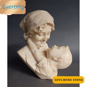 Statue en marbre de sculpture sur pierre de jardin célèbre bon marché Sculpture en marbre italienne pour femme - Product Image 4