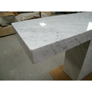 Base cuadrada de mármol blanco de carrra italiana, 100% natural, moderna, estrecha, para pasillo, <span class=keywords><strong>consola</strong></span> de mesa - Product Image 6