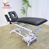 Table de massage électrique à commande au pied, multi-usages, pour clinique, examen, soins du visage et esthétique