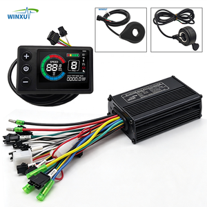 Contrôleur de moteur sans balais à onde sinusoïdale 24V 36V 48V 52V 60V 25A pour vélo électrique 500W 750W, avec écran LCD couleur S866-1S et PAS, pour trottinette et vélo électriques - Product Image 1