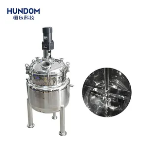 100l Grease Making Electric Double Layer Chemical Jacketed Lab Stirred Reactor With Heater