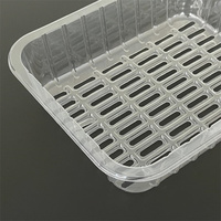 Plateau thermoformé pour germinés, emballage de plantes en blister, emballages jetables en plastique pour micro-légumes, fournis directement par l'usine