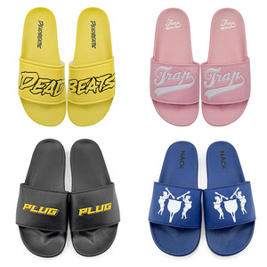 Greatshoe plana impresión sandalias de las señoras de las mujeres deslizante zapatillas de moda de china sandalias - Product Image 4