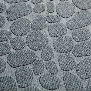 Tapis de bain en polaire corail rectangulaire, couleur unie, absorbant, en mousse à mémoire de forme, pour usage domestique, design minimaliste, fibre de polyester - Product Image 3