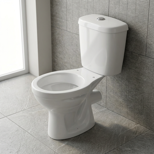 Bathroom Porcelain Sanitary Ware WC P <b>Trap</b> S <b>Trap</b> Water Closet Toilet Bowl Two Piece Ceramic Set - Product Image 1