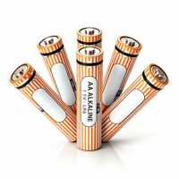 Piles alcalines AA Super Puissance 1,5 V LR6 pour appareils électroniques, en vrac, OEM, logo personnalisé