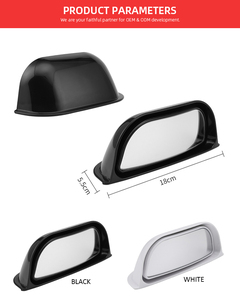 Espejo de observación auxiliar del asiento trasero del pilar B de la vista lateral del coche de la venta directa de la Fábrica de la carcasa blanca del 2017 para la segunda fila - Product Image 4