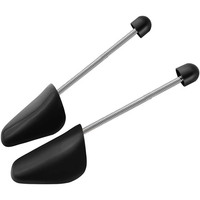 Civière en plastique noir durable pour arbre à chaussures réglable pour hommes avec pièces et accessoires de sac à ressort élastique