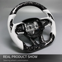 Volant en fibre de carbone pour Dodge Challenger Charger RT Durango SRT Scat Pack 392 Super Bee Jeep Trackhawk