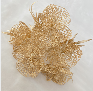 การจัดวางดอกไม้ไหมสำหรับงานแต่งงาน <span class=keywords><strong>ดอก</strong></span>ไม้สีทอง - Product Image 2