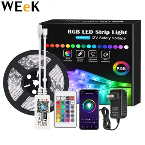 Strisce luminose a LED WIFI Wireless Smart Phone App Controlled Music RGB Tape Lights luci a corda per feste a casa compleanno Bar Club