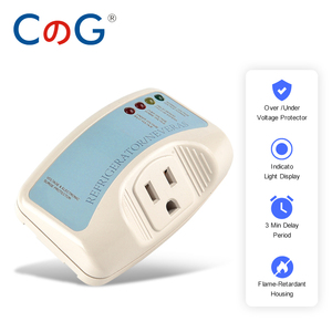 Protector contra sobretensiones CG de salida única/tres, <span class=keywords><strong>enchufe</strong></span> de tensión <span class=keywords><strong>para</strong></span> electrodomésticos, estándar de EE. UU. <span class=keywords><strong>Para</strong></span> PC/TV/refrigerador 120V 15A - Product Image 2