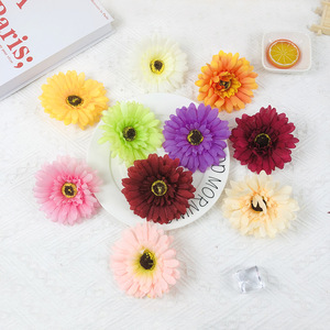 Fleurs artificielles de gerbera, diamètre 10 cm, têtes de chrysanthèmes pour décoration de mariage, décoration intérieure, arrangement floral, bricolage - Product Image 2