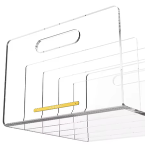 Étagère murale flottante transparente en acrylique pour la présentation de livres à la maison ou au bureau – Vente en gros - Product Image 2