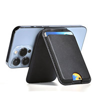 Étui portefeuille détachable en cuir PU avec support magnétique et compartiment pour cartes, compatible avec iPhone 15 et iPhone 16