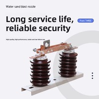 Hongyi Interrupteur-couteau isolateur haute tension de type nouveau GW9-12G/630-1250 pour unité de distribution annulaire murale 10KV, boîtier céramique intérieur, étain