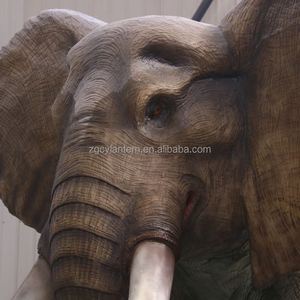 High Quality Lifelike Customizable Real Size Animatronic Elephant for Exhibitions in Variety of Site - Product Image 4