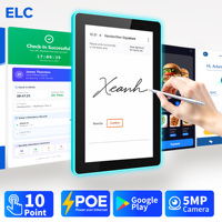 Tableta Android NFC con Pantalla Táctil de 10 Puntos de 8-32 Pulgadas, Tableta de Pared POE con LED RGB, WiFi 6, Compatible con Android 14 APK, Pantalla Comercial