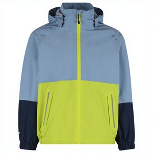 Veste coupe-vent légère à capuche pour garçon BKD personnalisée, imperméable, respirante, pour le cyclisme, la randonnée, les sports d'hiver et d'automne - Product Image 2