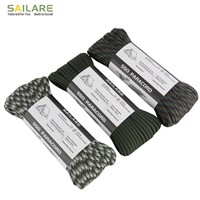 Cordon de parachute tressé en nylon de type III, 7 brins, 4 mm, paracorde personnalisé 550, pour équipement tactique