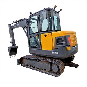 รถขุดตีนตะขาบ Volvo EC60 มือสอง สำหรับงานก่อสร้างหนัก รุ่น EC60DL EC140DL EC240D EC210DL น้ำหนัก 6 ตัน พร้อมเกียร์ แบริ่ง มอเตอร์ PLC - Product Image 1