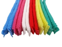 Produit de sécurité de capuchon de filet à cheveux PP non tissé plissé élastique jetable pour la couverture de cheveux dans les salons de beauté SPA industrie alimentaire