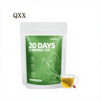 Thé Minceur Herbal Sans Sucre 20 Jours Marque Blanche – Ventre Plat, Brûle-Graisse, Nettoyage du Côlon et Perte de Poids en Sachet pour Adultes