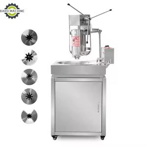Fabricant de churros espagnol vertical <span class=keywords><strong>5L</strong></span> avec <span class=keywords><strong>friteuse</strong></span> Machine à churros manuelle commerciale Machine De Churros Machine à snack avec <span class=keywords><strong>friteuse</strong></span> 30L - Product Image 1