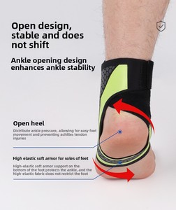 Tobillera <span class=keywords><strong>de</strong></span> compresión para fascitis plantar, soporte nocturno para el dolor, protector <span class=keywords><strong>de</strong></span> tobillo para fútbol - Product Image 4