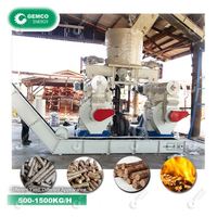 Petit moulin à granulés de biomasse de paille de scie à bois à haute productivité pour la fabrication d'écorce de riz, granulés dans le processus de Production