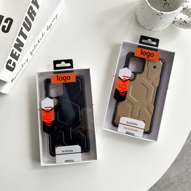 Pure Color New Adventure Series Anti-Shock Mobile Phone Case for  samsung 23 24 ULTRA Street Fashion Hard Style