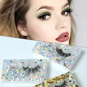wholesale High Quality Vendor Fluffy Lashes Extensions Stable Technology Exquisite 3D Fur Mink False Full Strip Eyelashes