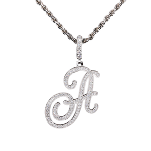 Joyería Hip Hop Personalizada al por Mayor, Chapada en Oro Rosa, Plata de Ley 925, 1 Hilera de Moissanita VVS, Corte Brillante, Engaste de Garra, Colgante - Product Image 3