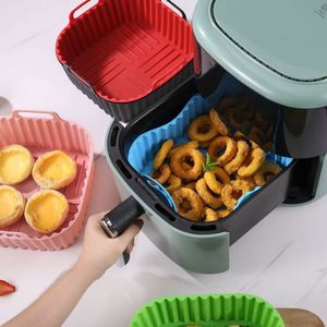 Food Grade High-Temperature Resistant Silicone Baking <b>Pan</b> Non-Stick Air Fryer Silicone <b>Pan</b> for Cake Pizza & More - Product Image 3