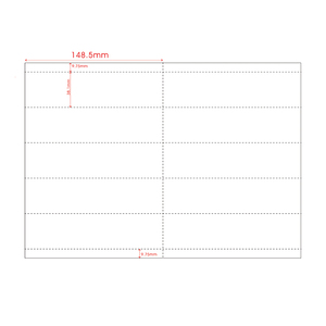 Etiquetas de <span class=keywords><strong>Precio</strong></span> Personalizadas para Supermercado, Hojas de Papel Perforado A4 para Etiquetas de Estante - Product Image 4