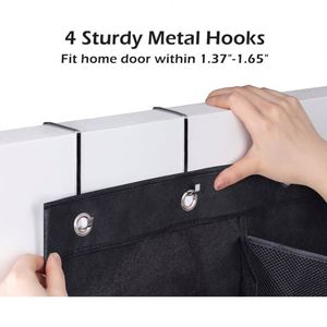 Door Shoe Storage Rack with 12 <b>Large</b> Mesh Pockets Boot Hanging Storage Fabric for <b>Wardrobe</b> and Bathroom - Product Image 5