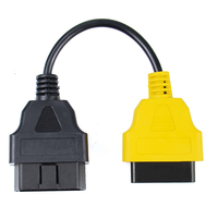Conector de Escáner OBD 2 para Auto, Cable Adaptador de Diagnóstico MultiECUScan para Escaneo de Múltiples ECU, para Escaneo de ECU Fiat, 6 Colores