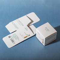 Boîtes en papier écologiques personnalisées avec logo privé, à rabat supérieur, pour bougies parfumées, emballages cadeaux, vente en gros