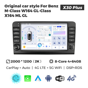 MEKEDE X10 X20 X30 X40 UIS7865 8+128G QLED AKM DSP Sans fil Style voiture d'origine pour Benz Classe M W164 Classe <span class=keywords><strong>GL</strong></span> X164 ML <span class=keywords><strong>GL</strong></span> - Product Image 3