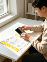 Autocollants personnalisés anti-poussière pelliculés mat - Étiquettes de nettoyage pour protecteurs d'écran en papier couché imperméable pour emballages de téléphones