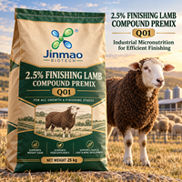Additif Alimentaire Jinmao 2,5% Prémélange Composé pour Agneaux en Finissage Q01 Poudre de Qualité Alimentaire Animale Favorisant la Nutrition Additifs pour Moutons