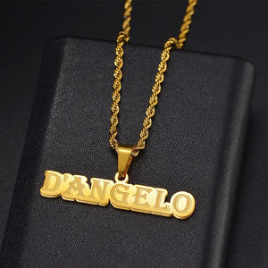 Индивидуальное ожерелье из нержавеющей стали с романтической цепочкой для подарка на помолвку - Product Image 5